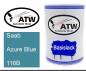 Preview: Saab, Azure Blue, 116B: 500ml Lackdose, von ATW Autoteile West.